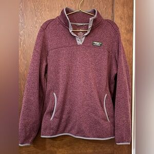 L.L. Bean Women’s Burgundy Knit Pullover